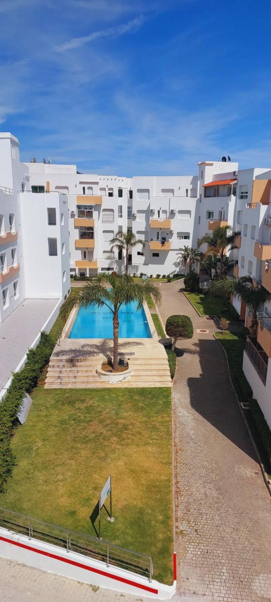 Appartement Avec Piscines, Vue Sur Mer Et Acces A La Plage A Achakar Hill, Tanger. Extérieur photo